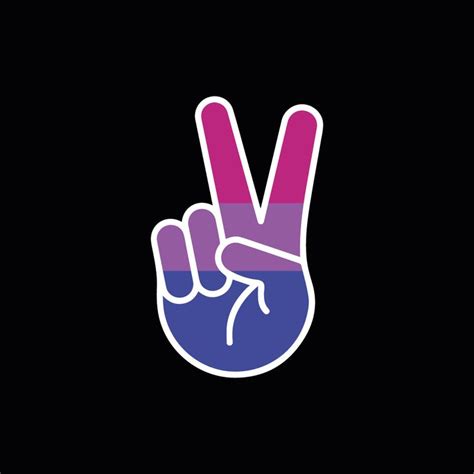 bisexual peace sign|Bisexual Pride Flag History: Where It Originated .